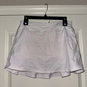 Lululemon White Tennis Skirt